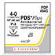 ETHICON Suture, PDS Plus, Precision Point - Reverse Cutting, P-3, 18", Size 4-0. MFID: PDP494G