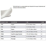 ETHICON PROLENE Mesh, Flat Mesh; Pre-Shaped Keyhole (Small) 1.8" x 4.0" (4.6cm x 10cm). MFID: PMSK