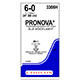 ETHICON Suture, PRONOVA POLY, Size 6-0, 24", Blue Monofilament, Needle BV-1, Taper Point, 3/8 Circle, Visi-Black, 3 dz/bx. MFID: PN3305H