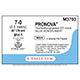 ETHICON Suture, PRONOVA POLY, Size 7-0, 4-30", Blue Monofilament, Needle BV-1, Taper Point, 3/8 Circle, 1 dz/bx. MFID: PNM3703