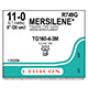 ETHICON Suture, MERSILENE, MICROPOINT - Spatula, TG160-4-3M / TG160-4-3M, 8", Size 11-0. MFID: R749G