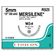ETHICON Suture, MERSILENE, Taper Point, MO-4, 12", Size 5MM. MFID: RS23