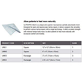 ETHICON ULTRAPRO Mesh, Flat Mesh; 2.4" x 4.3" (6cm x 11cm), 3/ Box. MFID: UMS3