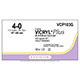ETHICON Suture, Coated VICRYL Plus, SUTUPAK Pre-Cut Sutures, 12-18", Size 4-0. MFID: VCP103G