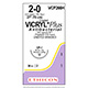 ETHICON Suture, Coated VICRYL Plus, Reverse Cutting, CP-1, 27", Size 2-0. MFID: VCP266H