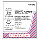ETHICON Suture, VICRYL RAPIDE, Precision Point - Reverse Cutting, P-1, 18", Size 5-0. MFID: VR490