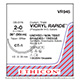ETHICON Suture, VICRYL RAPIDE, Taper Point, CT-1, 36", Size 2-0. MFID: VR945