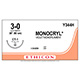 ETHICON Suture, MONOCRYL, Taper Point, CT-1, 36", Size 3-0. MFID: Y344H