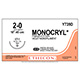 ETHICON Suture, MONOCRYL, Taper Point, CT-1, 8-18", Size 2-0. MFID: Y739D