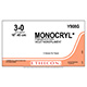 ETHICON Suture, MONOCRYL, SUTUPAK Pre-Cut Sutures, 6-18", Size 3-0. MFID: Y908G