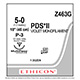 ETHICON Suture, PDS II, Precision Point - Reverse Cutting, P-3, 18", Size 5-0. MFID: Z463G