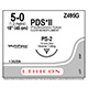 ETHICON Suture, PDS II, Precision Point - Reverse Cutting, PS-2, 18", Size 5-0. MFID: Z495G