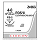 ETHICON Suture, PDS II, Precision Point - Reverse Cutting, PS-2, 18", Size 4-0. MFID: Z496G