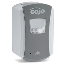 GOJO LTX-7 Touch-Free Foam Soap Dispenser for GOJO 700mL Soap, Grey/White. MFID: 1384-04