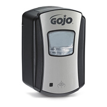 GOJO LTX-7 Touch-Free Foam Soap Dispenser for GOJO 700mL Soap, Chrome/Black. MFID: 1388-04