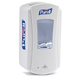 PURELL LTX-12 Dispenser, Touch-Free, for PURELL 1200mL Hand Sanitizer Refills, White/White. MFID: 1920-04