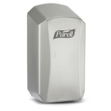 PURELL LTX Behavioral Health Dispenser, Time-Delayed Output, Touch-Free, for PURELL 1200mL Hand Sanitizer. MFID: 1926-01-DLY