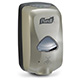 PURELL TFX Touch-Free Dispenser for 1200mL PURELL Hand Sanitizer Refills, Nickel. MFID: 2780-12