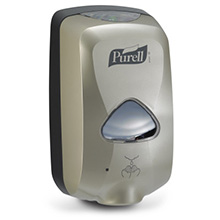 PURELL TFX Touch-Free Dispenser for 1200mL PURELL Hand Sanitizer Refills, Nickel. MFID: 2780-12