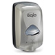 GOJO TFX Touch-Free Soap Dispenser for GOJO 1200mL Foam Soap Refills, Nickel. MFID: 2789-12