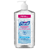 PURELL Advanced Hand Sanitizer Refreshing Gel, 20 fl oz Table Top Pump Bottle. MFID: 3023-12