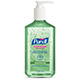 PURELL Advanced Hand Sanitizer Soothing Gel with Aloe & Vitamin E, 12 fl oz Table Top Pump Bottle. MFID: 3639-12