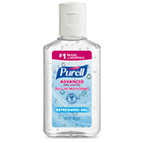 PURELL Advanced Hand Sanitizer Refreshing Gel, 1 fl oz Flip Cap Bottle. MFID: 3901-2C-250