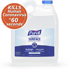 PURELL Healthcare Surface Disinfectant, 1 Gallon Refill Bottles. MFID: 4340-04