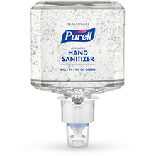 PURELL Healthcare Advanced Hand Sanitizer Gel, 1200mL Refill for PURELL ES6 Hand Sanitizer Dispensers. MFID: 6463-02