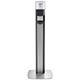 PURELL MESSENGER ES6 Silver Panel Touch-Free Dispenser Floor Stand for PURELL Hand Sanitizer. MFID: 7316-DS-SLV