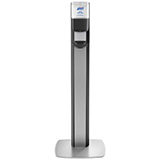 PURELL MESSENGER ES6 Silver Panel Touch-Free Dispenser Floor Stand for PURELL Hand Sanitizer. MFID: 7316-DS-SLV