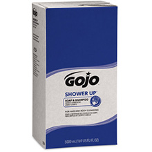 GOJO SHOWER UP Soap & Shampoo, 5000mL Refill for GOJO PRO TDX Dispenser. MFID: 7530-02