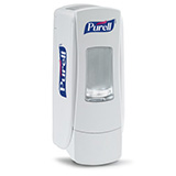 PURELL ADX-7 Push-Style Dispenser for PURELL 700mL Hand Sanitizer Refills, White. MFID: 8720-06