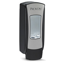 PROVON ADX-12 Push-Style Dispenser for PROVON Foam Soap, Chrome/Black. MFID: 8872-06