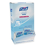 PURELL Cottony Soft Hand Sanitizing Wipes, 120 Individually-Packed Wipes in Box. MFID: 9027-12