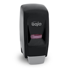 GOJO 800 Series Bag-in-Box Push-Style Dispenser for GOJO Lotion Soap, Black. MFID: 9033-12