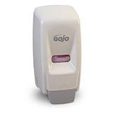 GOJO 800 Series Bag-in-Box Push-Style Dispenser for GOJO Lotion Soap, White, 12/cs. MFID: 9034-12