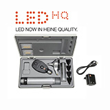 HEINE LED Diagnostic Set: BETA 400 FO Otoscope, BETA 200 Ophthalmoscope, BETA 4 USB Rechargeable Handle, USB Cord & Plug-In Power Supply. MFID: A-153.28.388
