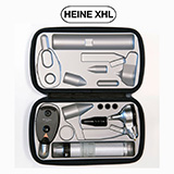 HEINE XHL Diagnostic Set: BETA 400 FO Otoscope, BETA 200 Ophthalmoscope, BETA 4 USB Handle, Power Supply. Student | Resident. MFID: A-172.27.388S