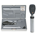 HEINE BETA 200S Ophthalmic Diagnostic Set: BETA 200S XHL Ophthalmoscope, BETA 200 XHL Retinoscope, BETA4 NT Handle, NT4 Table Charger. MFID: C-262.23.420