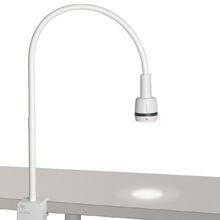 HEINE EL3 LED Examination Light with Clamp for Table-Top Mounting. MFID: J-008.27.013