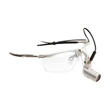 HEINE LED MicroLight 2 Headlight with S-Frame, mPack mini Battery Pack, Transformer & Case. MFID: J-008.31.276