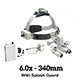 HEINE ML4 LED Headlight Kit, mPack Power Source, S-Guard, HRP Binocular Loupe 6.0 x / 340mm. MFID: J-008.31.444