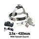 HEINE ML4 LED Headlight Kit, EN50 Unplugged Power Source, S-Guard, HR Binocular Loupe 2.5 x / 420mm. MFID: J-008.31.446