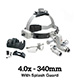 HEINE ML4 LED Headlight Kit, EN50 Unplugged Power Source, S-Guard, HRP Binocular Loupe 4.0 x / 340mm. MFID: J-008.31.448