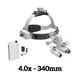 HEINE ML4 LED Headlight Kit, mPack Power Source, HRP Binocular Loupe 4.0 x / 340mm. MFID: J-008.31.456