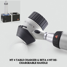 HEINE DELTA 20T Set: DELTA 20T Dermatoscope, NT 4 Table Charger, Contact Plate, Oil. MFID: K-262.24.420