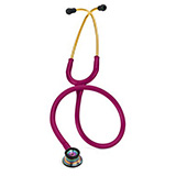3M Littmann Classic II Infant Stethoscope, Rainbow-finish Chestpiece, Raspberry Tube. MFID: 2157