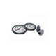 Littmann Spare Parts Kit for Classic III Stethoscope: Small Snap Tight Soft-Sealing Eartips, Adult Diaphragm, Pediatric Single Diaphragm, Gray, each. MFID: 40017E