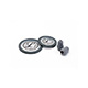 Littmann Spare Parts Kit for Classic III & Cardiology IV: Small Snap Tight Soft-Sealing Eartips, Adult Diaphragm, Pediatric Single Diaphragm, GRAY, each. MFID: 40017E